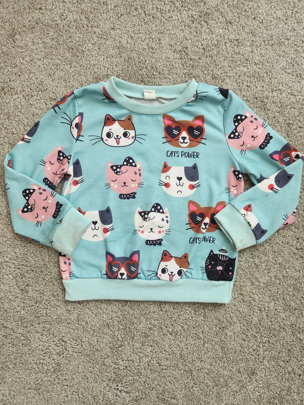 Girls 5T Miss Kitty Back To School Mix & Match Bundle | Cats, Denim | 4 Pieces
